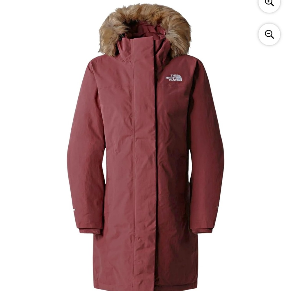 The North Face Women’s Plus Arctic Parka Jacket Snow Coat Wild Ginger 3X NWT